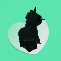 Стимулятор клитора с язычком Unihorn Wild Spirit, черный