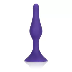 Маленькая анальная пробка Booty Starter на присоске – фиолетовый