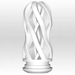 Многоразовый стимулятор Tenga Air-Tech Gentle - белый