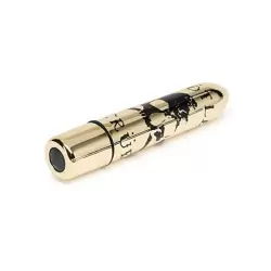 Вибропуля Motley Crue Classic Scull - золотой