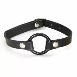 Кляп с кольцом Open Mouth Gag – черный 
