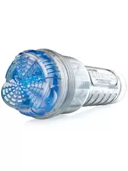 Текстурированный мастурбатор Fleshlight Turbo Core, 24,8 см, ТПЭ, голубой