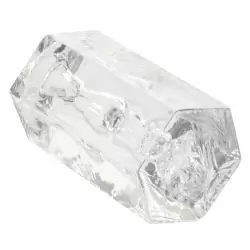 Оригинальный мастурбатор FARRAH с внутренним рельефом в виде женского тела, 9,5 см, ТПЕ, прозрачный