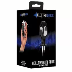 Электростимулятор E-Stim Hollow Butt Plug - Black
