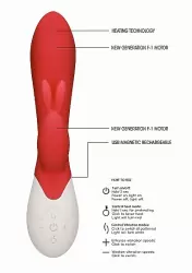 Вибратор-кролик с функцией нагрева Flame Rechargeable Heating G-Spot Rabbit