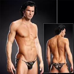 Мужские Side-Tie бикини BlueLine хаки – S/M