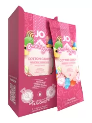 Набор саше вкусовых лубрикантов Сахарная вата / Candy Shop Cotton Candy (10 мл*12 штук)