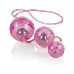 Три вагинальных шарика Graduated Orgasm Balls – розовый