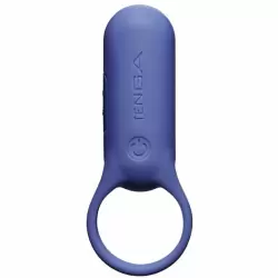 Эрекционное кольцо Tenga paiRING+ с усиленной вибрацией, индиго