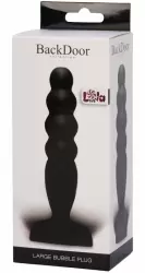 Анальный стимулятор Large Bubble Plug black 511518lola