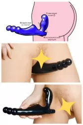 Безремневой страпон с вибрацией Gal Pal - Black