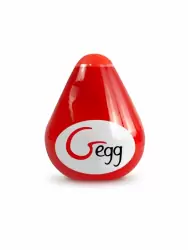 Gvibe Gegg Red - яйцо-мастурбатор, 6.5х5 см.