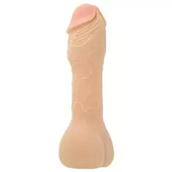 Насадка увеличитель Ass-Fucker Extension с основанием в виде попки – телесная	