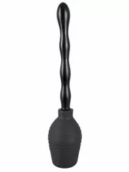 Анальный душ Orion Shower Me, две насадки, 23 см, ПВХ, черный