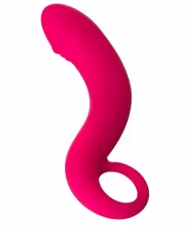 Анальный стимулятор TOYFA POPO Pleasure с имитацией головки пениса – розовый