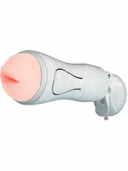 Реалистичный мастурбатор Baile, 28,3, ротик, в тубе, на присоске