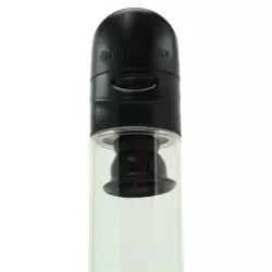 Вакуумная помпа Ultimate Head Job Vibrating Penis Pump с вибрацией - прозрачная