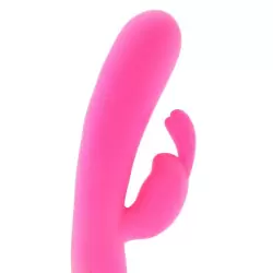 Вибромассажер Impress Rabbit со стимуляцией клитора – розовый