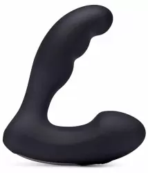 Мощный стимулятор простаты BlueLine Prober , с пультом Д/У, 12,5 см, 4 режима, силикон