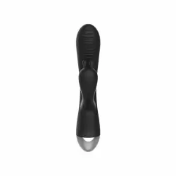 Вибратор-кролик E-Stim Rabbit Vibrator- Black: 10 режимов работы, 11 000 об/мин