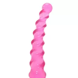 Анальный стимулятор Jollipops Twisted – розовый