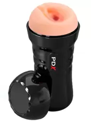 Реалистичный мастурбатор Pipedream Wet Pussies, Super Juicy Snatch, самосмазывающийся, 21 см, ТПР