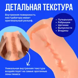 Реалистичный мастурбатор-вагина Real Woman Азиатка