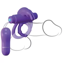 Эрекционное виброкольцо Remote Control Rabbit Ring многофункциональное – фиолетовый