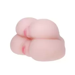 Мастурбатор две вагины и анус Passion Lady Twins Ass с двойной вибрацией и голосовым сопровождением – телесный