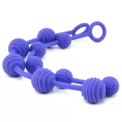 Набор анальных шариков Posh Silicone “O” Beads фиолетовый