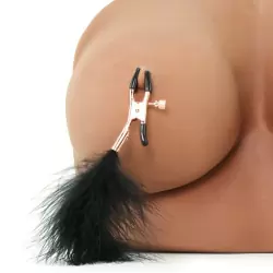 Зажимы для сосков с пухом Entice Feather Nipplettes