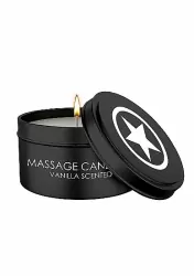 Массажная свеча Massage Candle, с ароматом ванили, 4,5 см