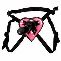 Страпон со съемной насадкой Heart