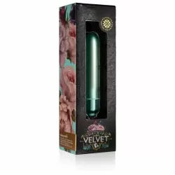 Голубая вибропуля Rock Off. 9 см, ABS-пластик