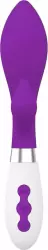 Изогнутый вибратор-кролик Achelois, 21,7 см, 10 скоростей, фиолетовый с белым