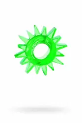 Эластичное эрекционное кольцо TOYFA Love Ring - зеленый