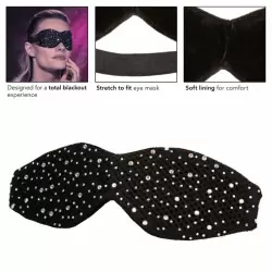 Маска на глаза для эротических игр RADIANCE BLACKOUT EYE MASK