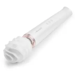 Текстурированная мягкая насадка Spiral со спиральным рельефом для массажера le Wand - белый