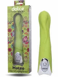 Мультифункциональный вибратор Dolce Mateo – зеленый