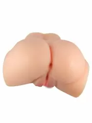 Реалистичный мастурбатор Baile Emilia, мини-полуторс вагина-анус, ТПР, телесный