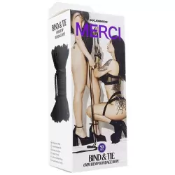 Верёвка для связывания и фиксации MERCI BIND &amp TIE, 15,24 м, чёрная