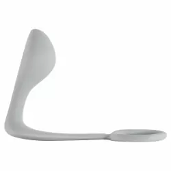 Мужской анальный стимулятор с кольцом на пенис Button Anal Plug Grey 4216-02Lola