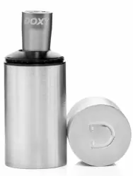 Футуристичная вибропуля Doxy Bullet серебряная, 7 режимов, 12 см, алюминий, серебристый