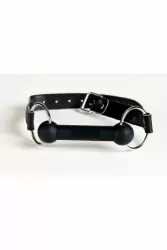 Кляп-трензель из пластика TOYFA Theatre – чёрный