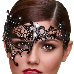Маска со стразами Mask Seductress – черная