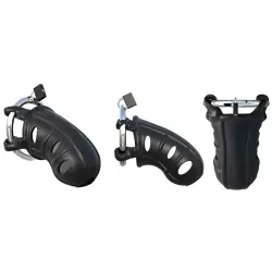 Замок верности Hardcore Silicone Cock Blocker – черный