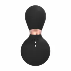 Интенсивный стимулятор клитора Irresistible Invincible Black, 12 см, силикон, черный