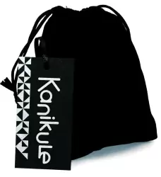 Маленькая алюминиевая анальная пробка Kanikule Small с кристаллом – золотистый с фиолетовым