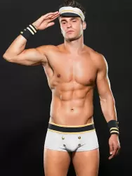 Эротический игровой комплект Envy Sailor «Мой капитан» - белый, M/L