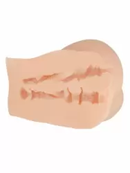 Реалистичный мастурбатор Baile Emilia, мини-полуторс вагина-анус, ТПР, телесный